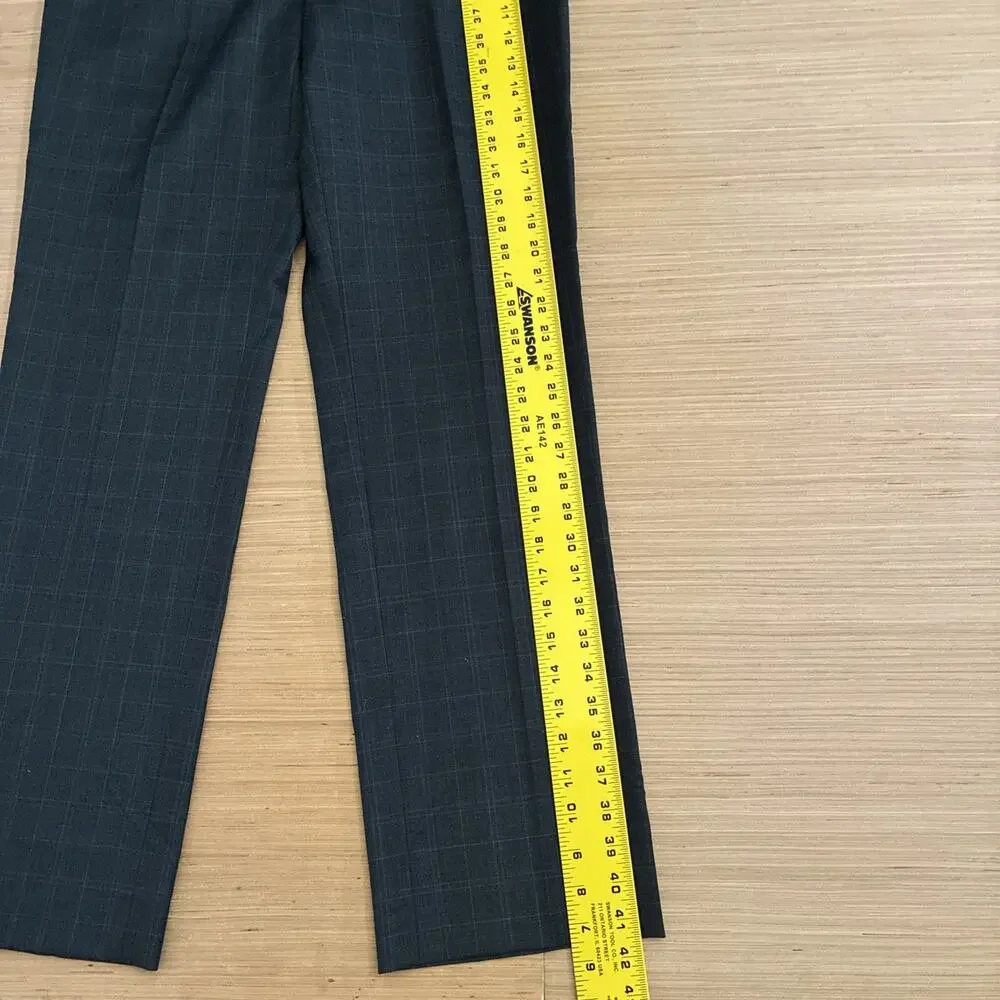Tommy Hilfiger Men's Size 32x32 Tailored Trim Fit 100% Worsted Wool Dress Pants